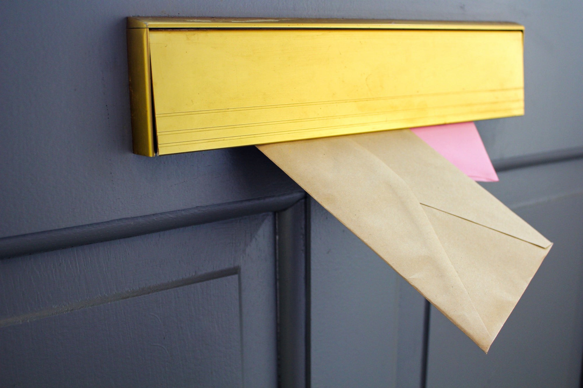 letter through mailbox