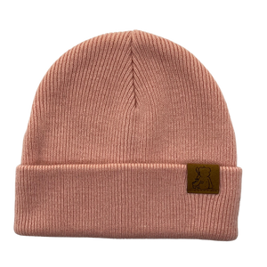 Merino Wool Beanie Blush Pink