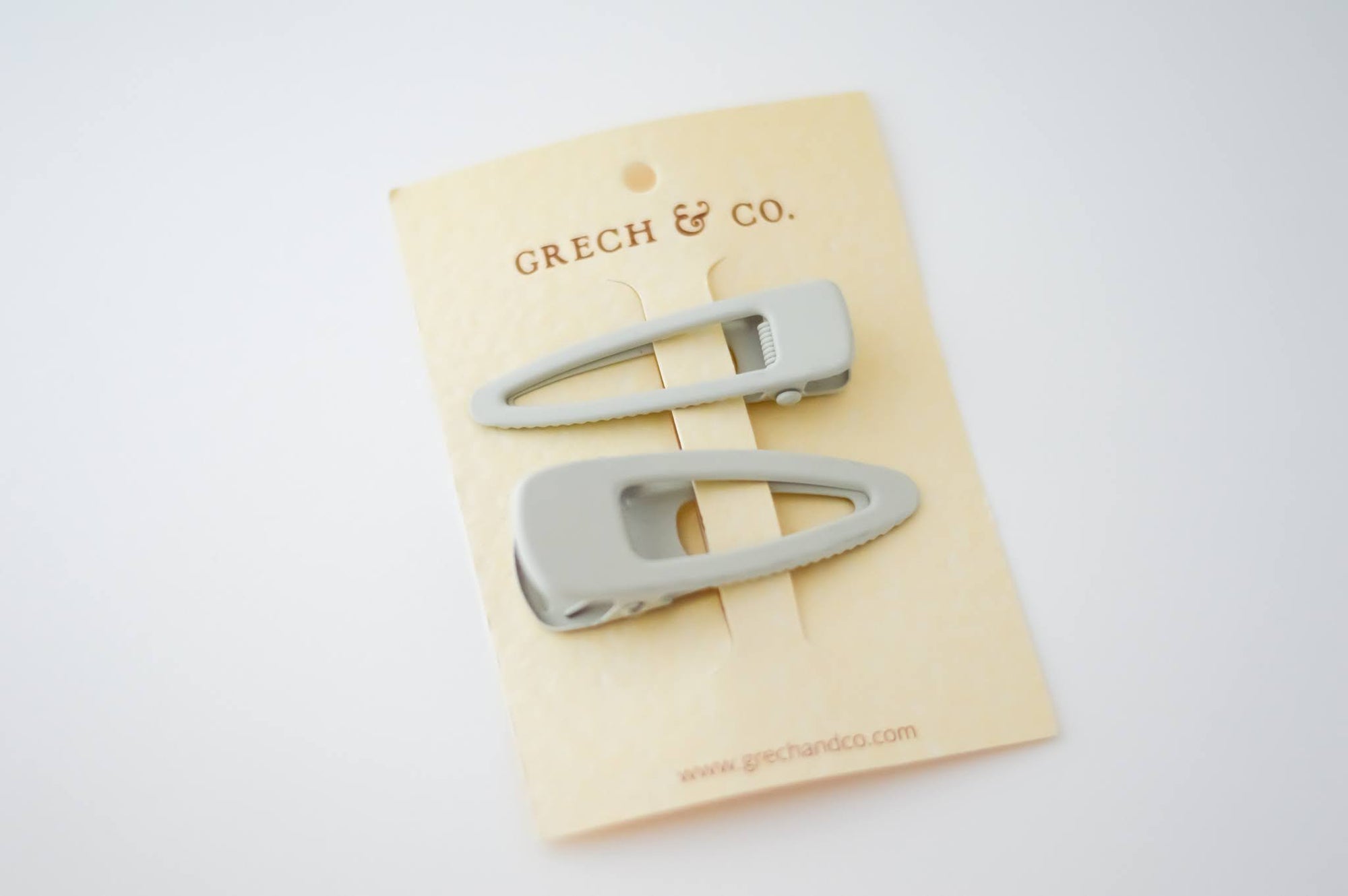 Matte Hair Clips Buff