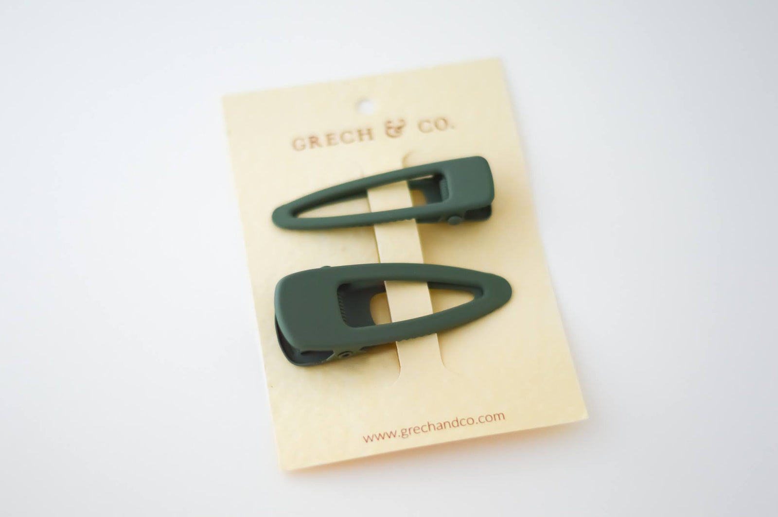 Matte Hair Clips Fern