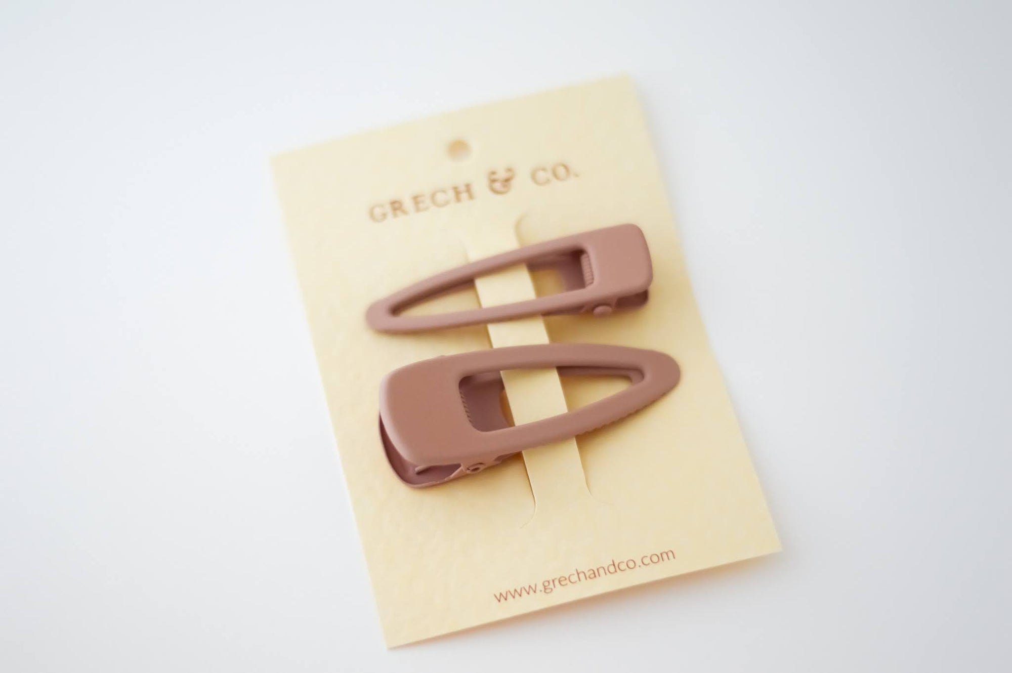Matte Hair Clips Shell
