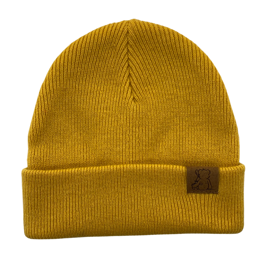 Merino Wool Beanie Rust Red