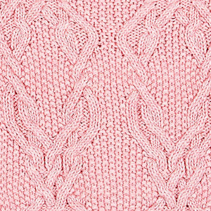 Close up knit blush