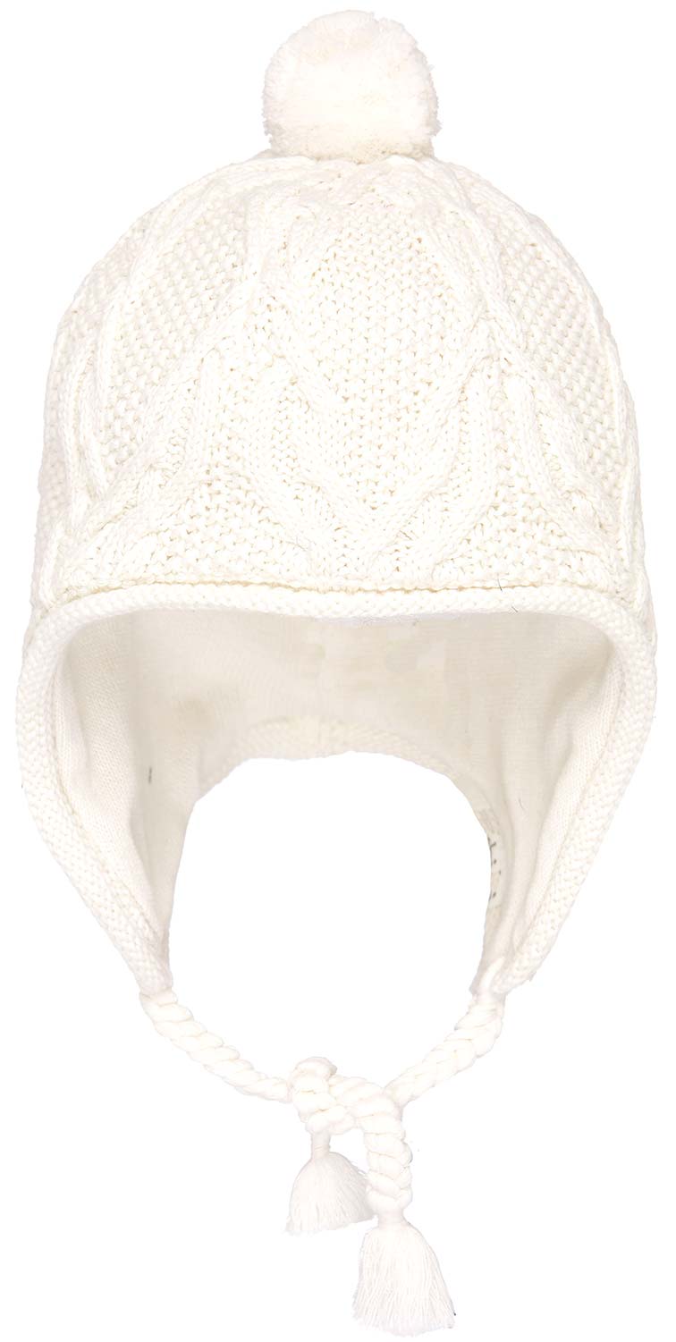 Organic Earmuff Beanie Bowie Cream