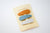 Hair Clips golden light blue buff